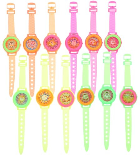 ABOOFAN - Reloj de pulsera de 25 piezas, color para niño y niña, juguetes de fiesta, relojes con diseño cambiante, regalo para cumpleaños y juegos de niño