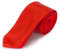 Oblique Unique schmale Krawatte, Farbe wählbar (Rot)