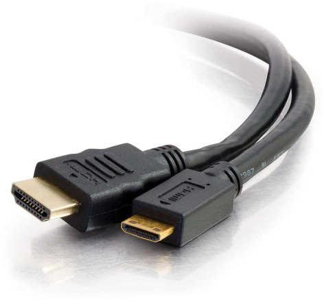 C2G 6ft (1.8m) High Speed HDMI to Mini HDMI Cable with Ethernet - 4K 60Hz HDMI 2.0 Gold Plated