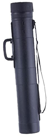 perfeclan Transportrolle 14cm, Zeichenrolle für Pläne, Plakate usw, 80-130 cm ausziehbar, Schultergurt, stabiler Zeichenköcher