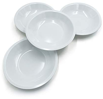 MCM service Assiette creuse en mélamine pure Ø 21 cm Fabriqué en Italie Lot de 4
