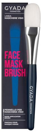 GYADA COSMETICS, Mask Brush Pennello Per Maschera Viso, Pennello Cosmetico Semplice e Preciso in Setole Sintetiche, per Evitare Sprechi di Prodotto e Consentire un’Applicazione Uniforme, 1 Pezzo