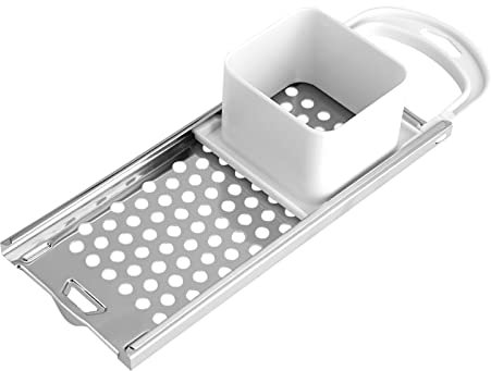 QANYEGN Rabot Sptzle en Acier Inoxydable, Rpe Sptzle avec Poignée Confortable, Sptzle Maker, Outil De Cuisine pour Les Sptzle Et Knpfle Faits Maison