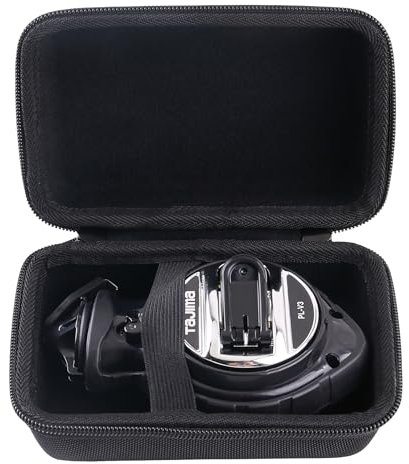 JINMEI Hard EVA Carrying Case Compatible with TAJIMA Chalk Line-Rite Jam Free Chalk Box/CR301JF/CR201RD/CR202B Chalk Line storage case