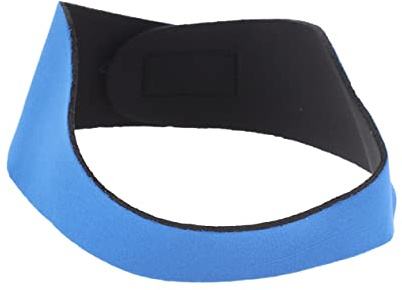 GOOHOCHY Fascia per Nuoto Regolabile Blu Protezione Orecchie per Ragazzi e Adulti per Spiaggia e Attività Acquatiche