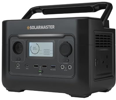 Solar Master GEN-300 Scout Portable Power Station - Provides 300W of Continuous Output - Energy Solution for Laptops, EVs and Smartphones - Off-Grid Power for Everyday Usage & Emergency Backups