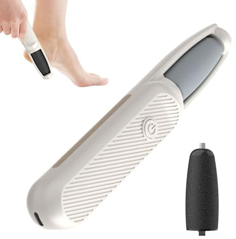 Removedor de callos eléctrico, herramienta recargable para de pies, lima profesional portátil de piel dura para uso doméstico, cuidado de suavidad y suavidad para pies ásperos y salud