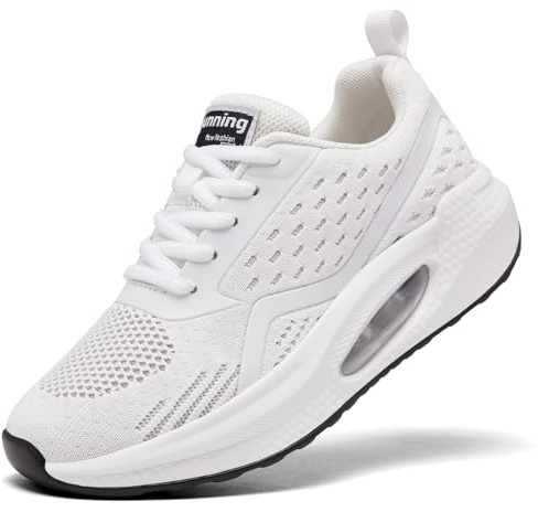Mjytsd Womens Trainers Air Cushion Comfort Memory Foam Ladies Running Shoes