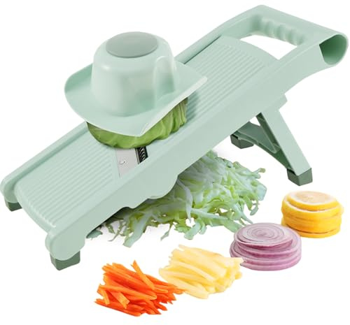 Kitchen Mandoline Vegetable Slicer, Mandoline Food Slicer, Veggie Julienne Cutter & Cheese Grater, Vegetable Chopper Cutter Slicers Cheese Grater, Multifunctional Mandolin Shredder for Home