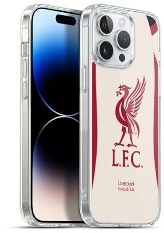 Head Case Designs Officially Licensed Liverpool Football Club Away 2025/26 Kit Gel Case [Military Grade Protection] Compatible with Apple iPhone 13 Pro Max and Compatible with MagSafe
