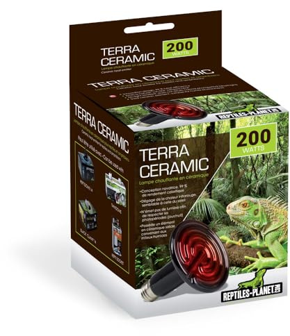 Reptiles-Planet Terra Ceramic Heating Lamp for Reptiles, 200 W