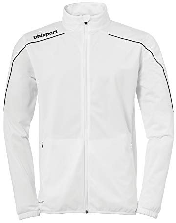 uhlsport Herren Jacke Stream 22 Classic Jacke, Weiß/Schwarz, L, 100519302