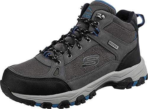 Skechers USA 204477 ankelboots för män, grå, 8, grå, 41 EU