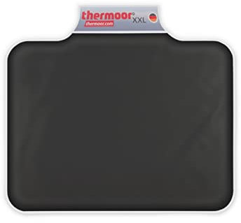 thermoor Moorkissen XXL [30x40cm] - therapeutische Tiefenwärme für den Rücken Schwarz