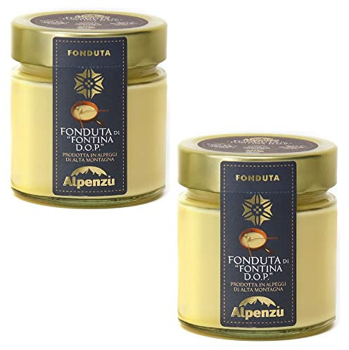 Fonduta di Fontina D.O.P. d'alpeggio Valle d'Aosta 230 G - due vasetti di vetro