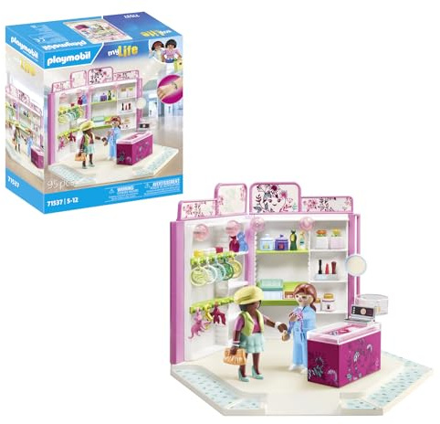 Playmobil 71537 Boutique d'accessoires - Comprend Deux Personnages, Une vitrine, des boîtes, des Bracelets et des Accessoires - MyLife - Dès 5 Ans