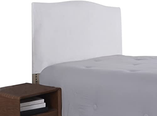 Bettkopfteilbezug Kopfteilbezüge für Doppelbett / Kleines Doppelbett - Samt all-inclusive elastische Kopfteilbezug (Weiß, 150cm(140-170cm))