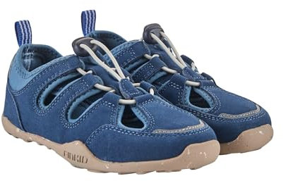Finkid Sankari Blau - Leichte Bequeme Kinder Barfuß Sandalen, Größe EU 36 - Farbe Denim - Dove
