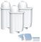 Waterdrop Ersatzwasserfilter für Siemens® EQ Series EQ6, EQ9 S700, EQ500, TZ70003 TZ70033, Brita® Intenza, Bosch® TZ70003, TCZ7003, 3 Packs (enthalten 3 Entkalkungstabletten)