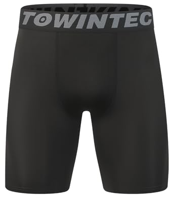 Towintec Youth Boys' Tight Compression Shorts Kids Thermal Base Layer Breathable Childrens Underpants Workout Athletic Under Shorts Underwear Sport Skins Under Gear Gym for Basketball Soccer Wicking