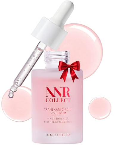 ANRCOLLECT 5 % tranexamsyraserum för ansiktet med 5 % TXA & 10 % niacinamid, strålande hudserum för hudtonförfining och kompensation med kojissyra, hyaluronsyra och vitamin B12, 30 ml