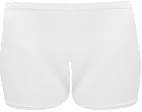 Hamishkane® Girls Microfiber Hot Pants, Neon Stretchy Elasticated Waist Boxers Gymnastics Dance Gym Shorts, Underwear for Kids, Yoga Gym Workout Running Mini Shorts