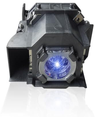 Poxtedsr EL PLP34 Lámpara de repuesto para proyector con carcasa compatible con EPSON V13H010L34 EMP-62 EMP-62C EMP-63 EMP-76C EMP-82 EMP-X3 PowerLite 62C PowerLite 76C PowerLite 82C