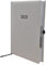 2025 Buchkalender Chefplaner A5 1 Tag 1 Seite auch sonntags weiss metallic