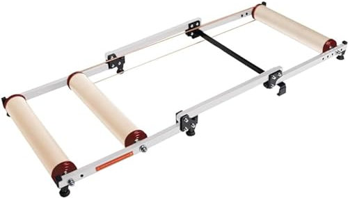 Rodillos De Bicicleta De Aluminio Ajustables, Soporte De Entrenamiento para Bicicleta, Rodillo De Bicicleta De Ciclismo Interior Plegable con Resistencia para Bicicleta De Carretera MTB,Gold
