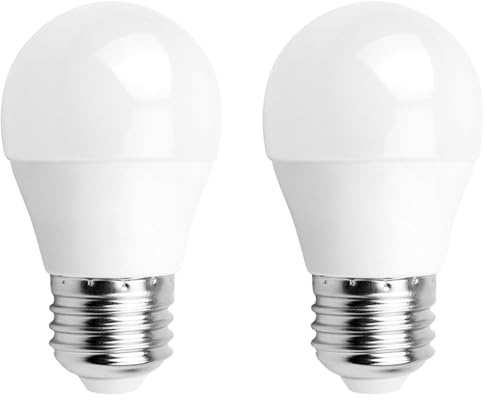 Blendend Bombilla LED G45 E27 7W, 2 unidades, bajo consumo, luz cálida, ideal para iluminación en hogar y oficinas.