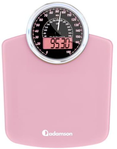 Hybrid Báscula de Baño - Analógica & Digital, Precisa hasta 180 kg