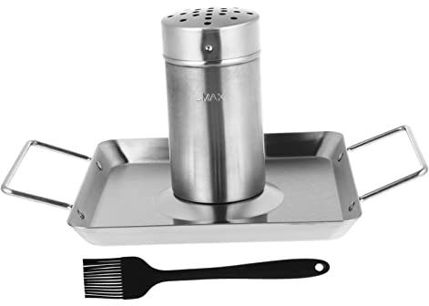 Milisten Support Acier Inoxydable pour Poulet Bière Support De Rôtissage BBQ Extérieur Ergonomique Et Multifonctions pour Volaille De Petite à Moyenne