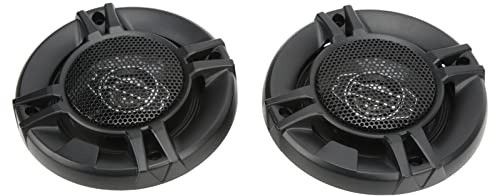 Generic Par de Parlantes Coaxiales para Automóvil de 2 Vías y 4 Pulgadas con Potencia de 60 W e Impedancia de 4 Ohmios para un Rendimiento Mejorado