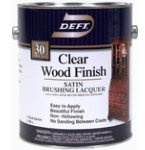 Deft 017-01 1 Gallon Satin Clear Wood Finish