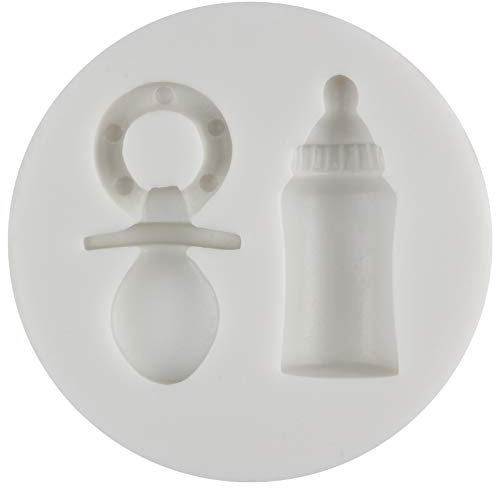 Stampo in silicone per neonati, ciuccio, cioccolato, fondente, battesimo