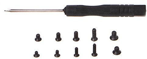 DollaTek Set di viti per notebook per notebook/Kit di assortimento di viti per notebook per IBM Dell Lenovo Toshiba Acer Gateway - 500 pezzi/scatola, nero