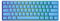 GK61 Teclado mecánico para juegos – 61 teclas multicolor RGB iluminado LED retroiluminado con cable programable para PC/Mac gamer (Gateron óptico rojo, azul)