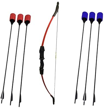 ArrowSoft Bows for Arrow Soft, Archery Tag, and Combat Archery. Bows for All Ages from Beginner to Advanced! (Youth/Small Adult Bow with 6 Arrows)