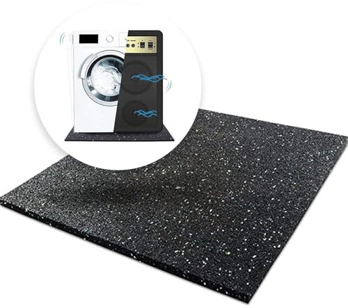 Tapis anti-vibrations de qualité supérieure fabriqué en Allemagne - Haute efficacité - Tapis absorbant les vibrations pour machines à laver et autres appareils électriques (0,5 x 62,5 x 150 cm)