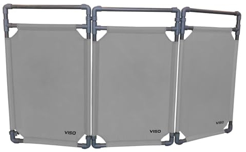 Barrière d'intervention PVC 1m Gris