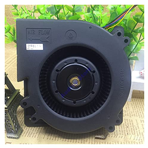 Motor de aire centrífugo, ventilador de piso, El soplador de turbina centrífuga de doble bola de doble bola del delta usada BFB1212 GH 12 CM DC12V 3.96A Ventilador de alto volumen para el hogar, talle