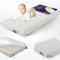gowoll Baby Matratze 70x140 cm aus Kaltschaum mit Anti-Erstickungskanal 6 cm Höhe Kindermatratze für Babybett Kinderbett Hausbett und Reisebett (Wave Baby)