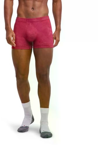 FALKE Wool-Tech Light M Bx Lana Hilo Funcional Secado rápido 1 Pieza, Ropa Interior Hombre, Rojo Ruby 8830, XL