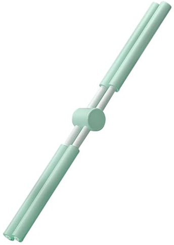 ZUFUMI Posture Stick - Back Cracker & Straightener Brace - Stretcher & Corrector Equipment for Upper & Lower Back - Neck Hump Relief - Posture Corrector for Women, Men - Yoga Stick Set (Green)