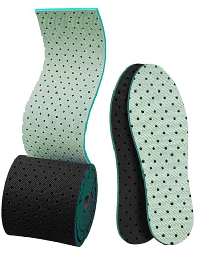Semelle intérieure pour chaussures de sport – Semelles en auto-coupée, coussin de pied flexible, respirant, léger et confortable | Bordure résistante à l'usure Taille adaptable Insert de