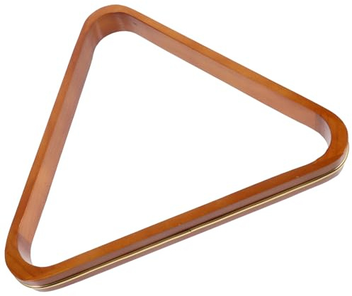 Angoily Cadre de Triangle de Billard en Bois 52,4 Mm Support Trépied pour Billard Râtelier à Boules Portable Accessoire pour Table Adapté Salle de Jeux et Tournois Usage Intérieur