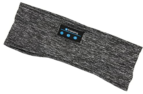 Sömnhörlurar, Huvudband Bluetooth Music Cozy Hörlurar med Ultratunna Högtalare för Gym, Träning, Yoga, 4H Speltid, Cool Present