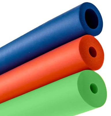 Generico Tubo Isolamento Tubi in Schiuma, Gomma Isolamento Tubo Rivestimento, Tubi in Gommapiuma Tubolare per Trampolino Maniglia della Macchina da Esercizio e Portapacing(Verde,6mm x 15mm x 2.0m)