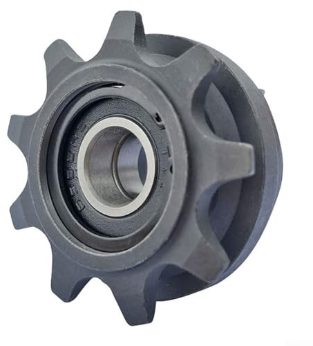 Besttoolifes Cassetta per bicicletta a velocità singola 9T, per bici pieghevole 412, ruota libera a 9 denti con 2 cuscinetti, lega di alluminio e ingranaggio in acciaio, compatibile con 1,25-30T, nero