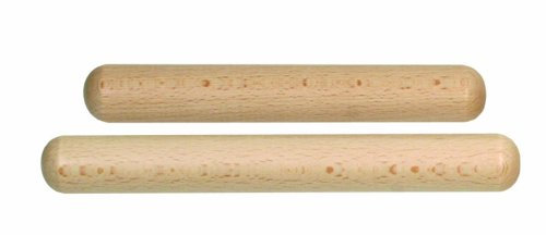 Goldon - Klanghölzer,Claves, 25 x 200 mm, im Paar, Buche natur